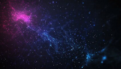 Obraz premium Abstract digital art depicting a network of connections