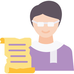 Historian Illustration