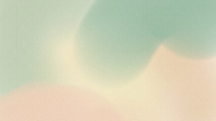 Abstract flat style Vintage soft blur defocused noise grainy freeform gradient background Desert sand, Dun, Dutch white, Ash gray, Cambridge blue, mid century modern colors airbrush copy space