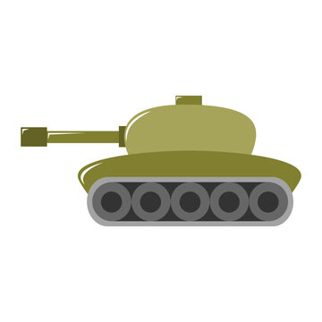 recommend clip art: Vector Tank Flat Design Illustration