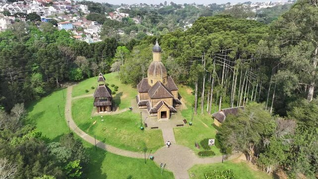 Curitiba Parana. Tingui Park At Curitiba In Parana Brazil. Gardening Landscape. Touristic Attraction. Urban Park. Tingui Park At Curitiba In Parana Brazil. Forest Trees Scene.