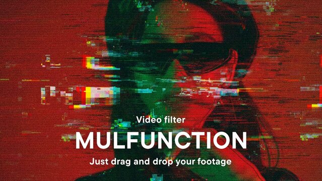 Malfunction Video Filter Effect Template