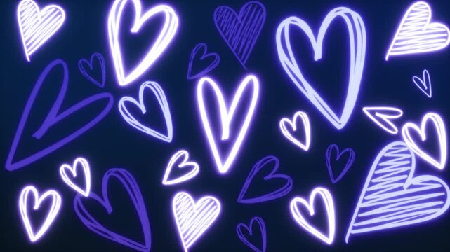 Neon Hearts