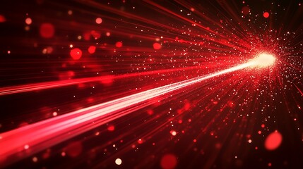 Obraz premium Red Light Burst - Abstract Background