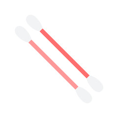 cotton buds Icon Illustration