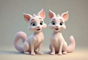 two kittens