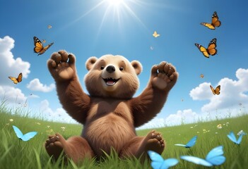 bear in the woods