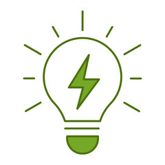 Ideas Editable Line Icons. Green Technology, Net Zero, Carbon Neutral and Environmental Sustainability Concept in Minimal Style. Thin Outline Icons Collection