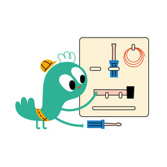 Character laying out tools