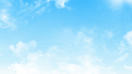 sky beautiful, blue sky clouds white, sky soft clear, fluffy clouds on sky for background