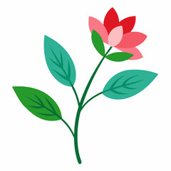  Flowers vector illustration