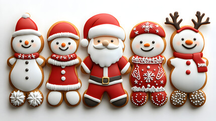 Festive Cookie Characters