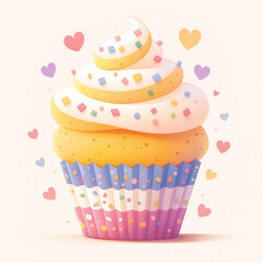 colourful candy holiday cupcakes