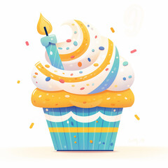 colourful candy holiday cupcakes