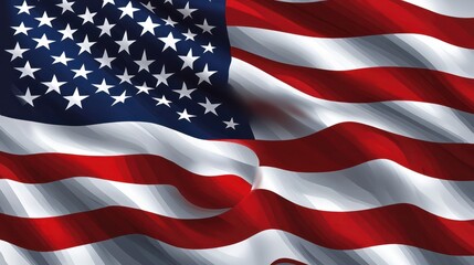 USA flag. Stars and Stripes.Representation of the usa flag. American nation.