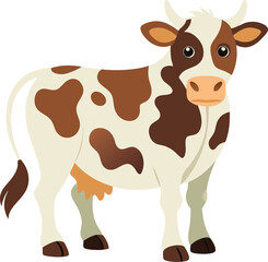  Cow color vector illustration and artwork