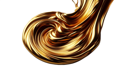 oil paint brush stroke on white and transparent background