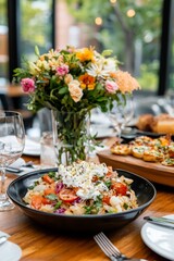 A themed dinner night focusing on international cuisine, where each course represents a different country. Clients savor, Generative AI 