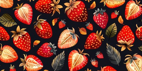 seamless pattern with flowers