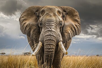 Fototapeta premium elephant in the jungle 