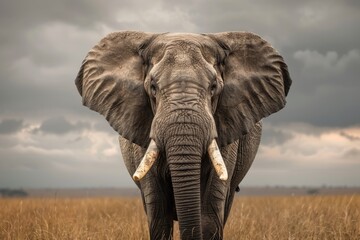 Fototapeta premium elephant in the jungle 
