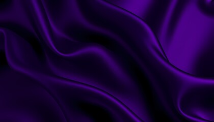 Luxurious Purple and Black Silk Stripes with Soft Ambient Lighting Elegant Textile Pattern