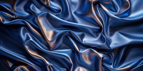 Fototapeta premium blue silk