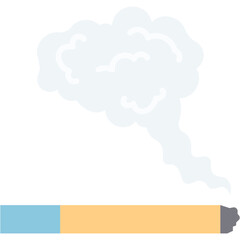 Cigarette Smoke Illustration