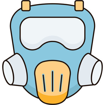 recommend clip art: Gas Mask Sticker