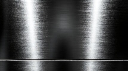 Obraz premium Smooth brushed metal surface with subtle reflections.