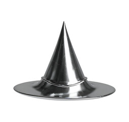 Fototapeta premium 3d chrome metal witch hat
