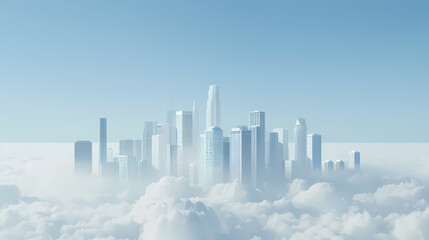 Fototapeta premium city in the sky