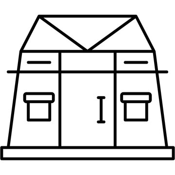 recommend clip art: Barrack Icon