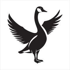 Fototapeta premium A Goose Vector Art Illustration