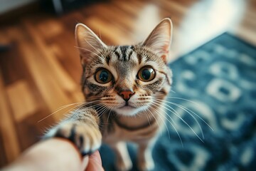 Adorable Feline Gaze