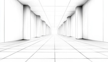 Obraz premium Assessment illustration background Vanishing Point Perspective