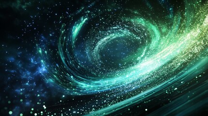 Obraz premium Cosmic Spiral: A Mesmerizing View of a Galaxy