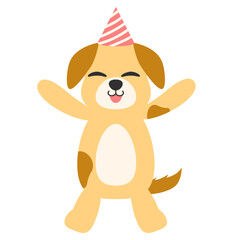 Obraz premium Dog Birthday Animal