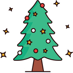 Christmas Tree Sticker