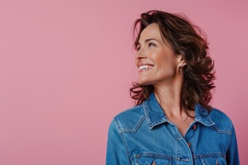 Fototapeta premium portrait of a smiling woman