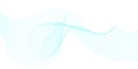 Abstract blue background with technology business wave lines. Digital future technology concept wave curve lines. Frequency sound wave line background. Science, banner, business, poster, template