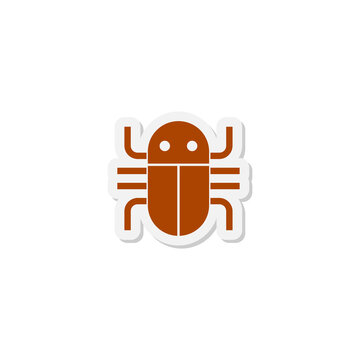 Bug sign icon. Virus symbol 