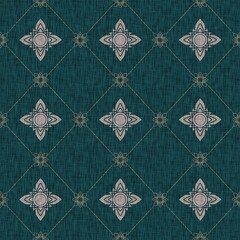 rectangular seamless bandana print vector design for rug, carpet, tapis, shawl, towel, textile, yoga mat. neck scarf or kerchief pattern design. traditional ornamental ethnic pattern with paisley.