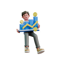 3D Creative Enthusias Business Bank Planning Tradder Currency