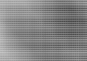 Obraz premium Ribbed glass texture. Abstract black and white gradient background with checkered pattern with glass effect. Translucent plastic texture. Vector illustration