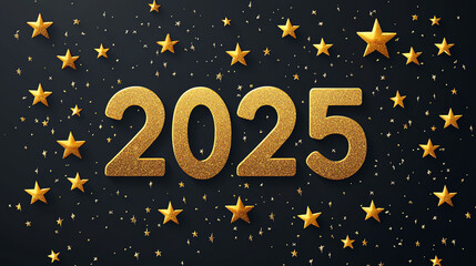 2025 golden illustration, AI generated