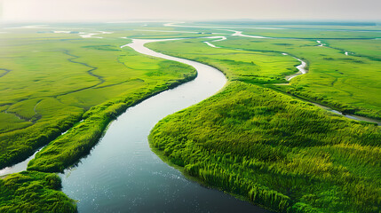 landscape with river