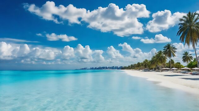 Beautiful beach sumber gelap island, south boreno, Indonesia