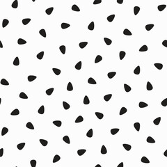 seamless pattern of white flesh dragon fruit seeds