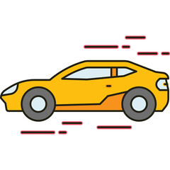Fototapeta premium Sport Car Sticker